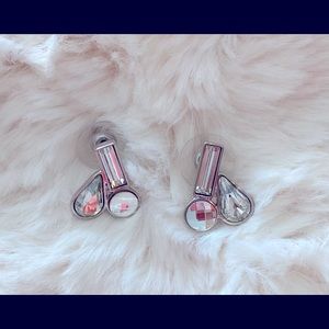 Clear Touchstone Crystal earrings